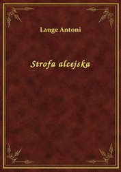 : Strofa alcejska - ebook